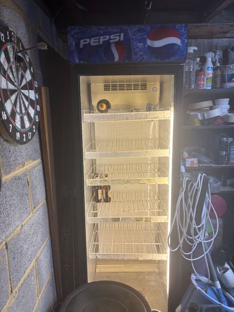 Tall Pepsi Branded Display Fridge - Good Condition