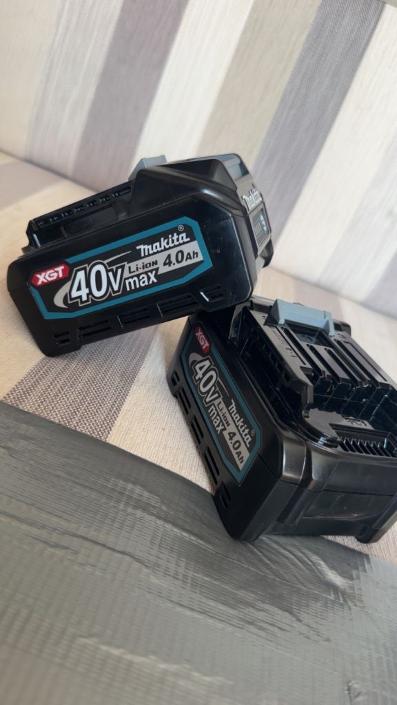 Makita XGT 40V max 4.0Ah Li-ion Batteries - As Good As New