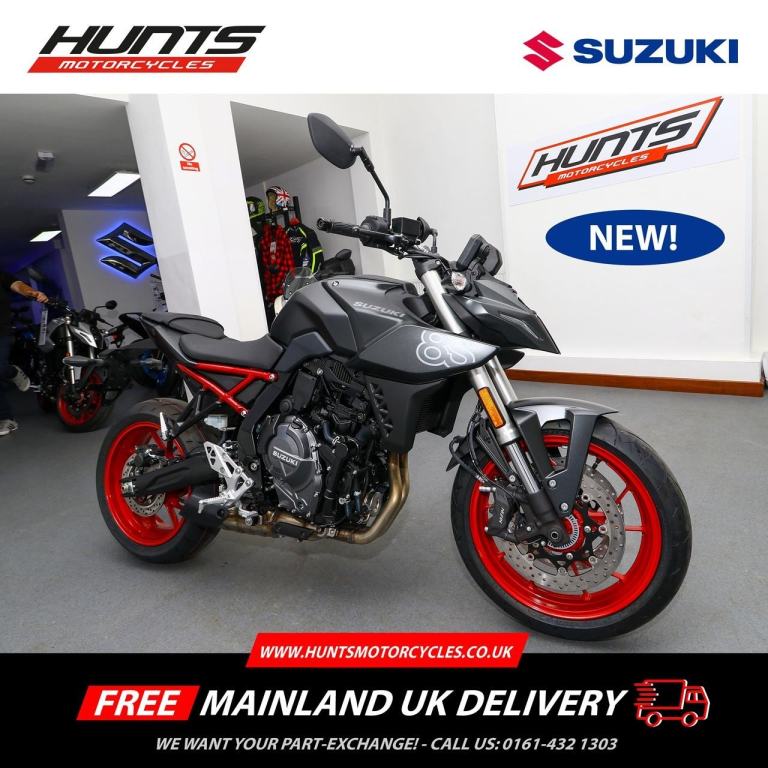 NEW Suzuki GSX-8S. Metallic Matt Black. JUST £7,499 ON THE ROAD (NO ADDED FEES!)