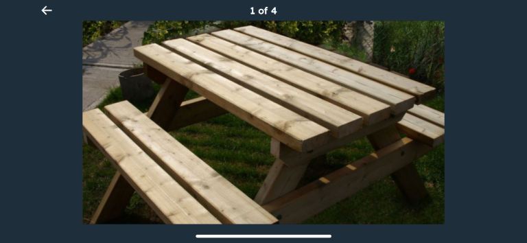 Picnic bench 1.5m/5ft Pub Style Hand Made 6 Seater ###5 Year Guarantee Free Delivery### 