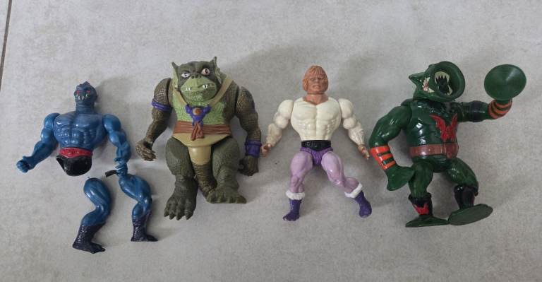 Vintage 80s Action Figures Job Lot – Some Wear & Tear masters of the universe heman