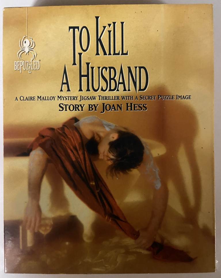 BEPUZZLED To Kill A Husband Jigsaw Thriller Book by Joan Hess
