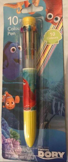 Disney Pixar finding dory 10 colour pen