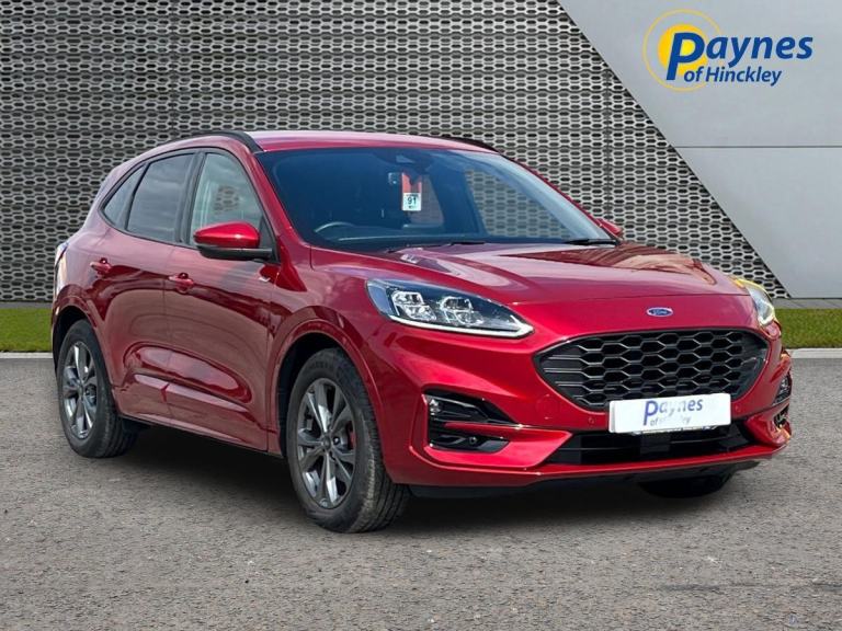2023 Ford Kuga ST-Line 2.5L 190PS fHEV AUTO in Lucid Red WINTER PACK LOW MILES