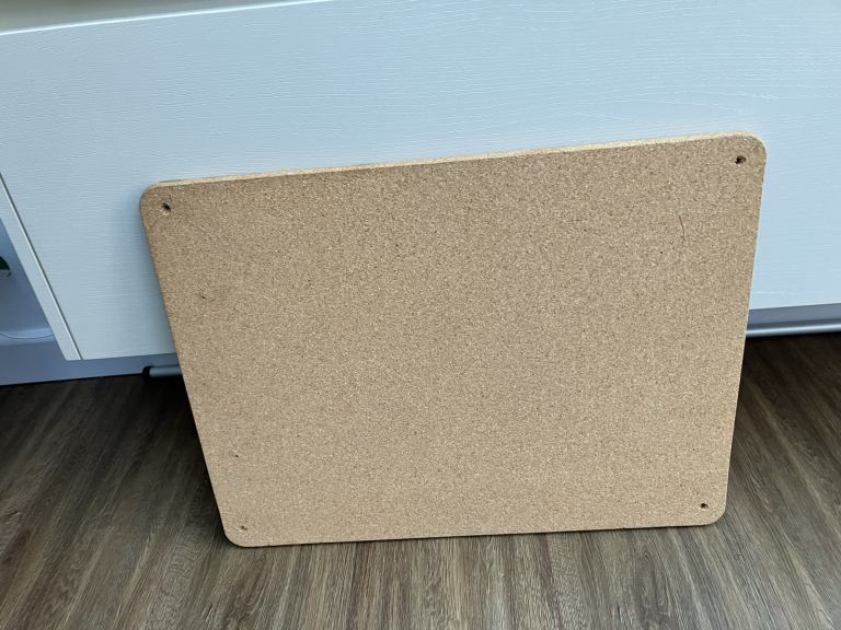 Cork notice board. Size 60cm x 45cm. Collect Chichester
