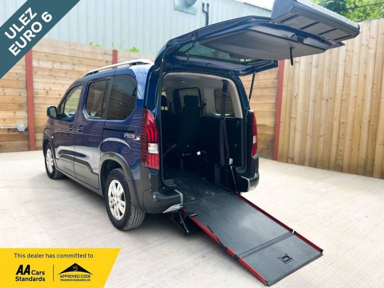 2020 Peugeot Rifter 4 Seat Auto Wheelchair Accessible Disabled Access Vehicle WAV MPV DIESEL Auto...