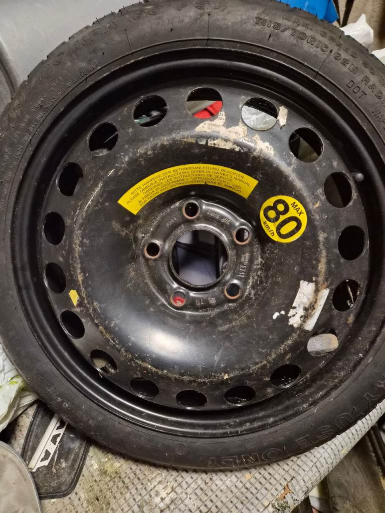 Space saver wheel and jack etc. Vauxhall, opel, Chevrolet