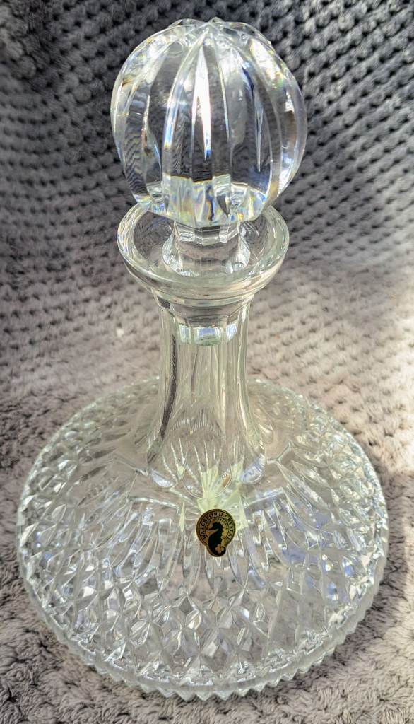4 Crystal Glass Decanters 