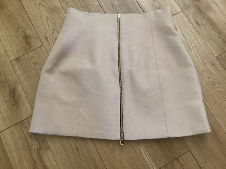 Zara Woman beige colour mini skirt