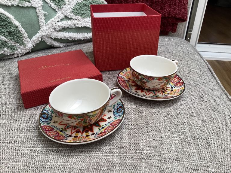 2 Cups and Saucers