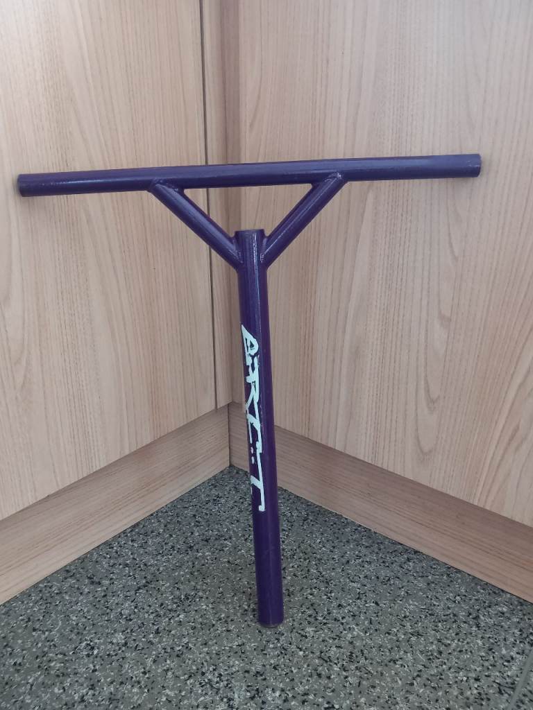 Purple scooter bar