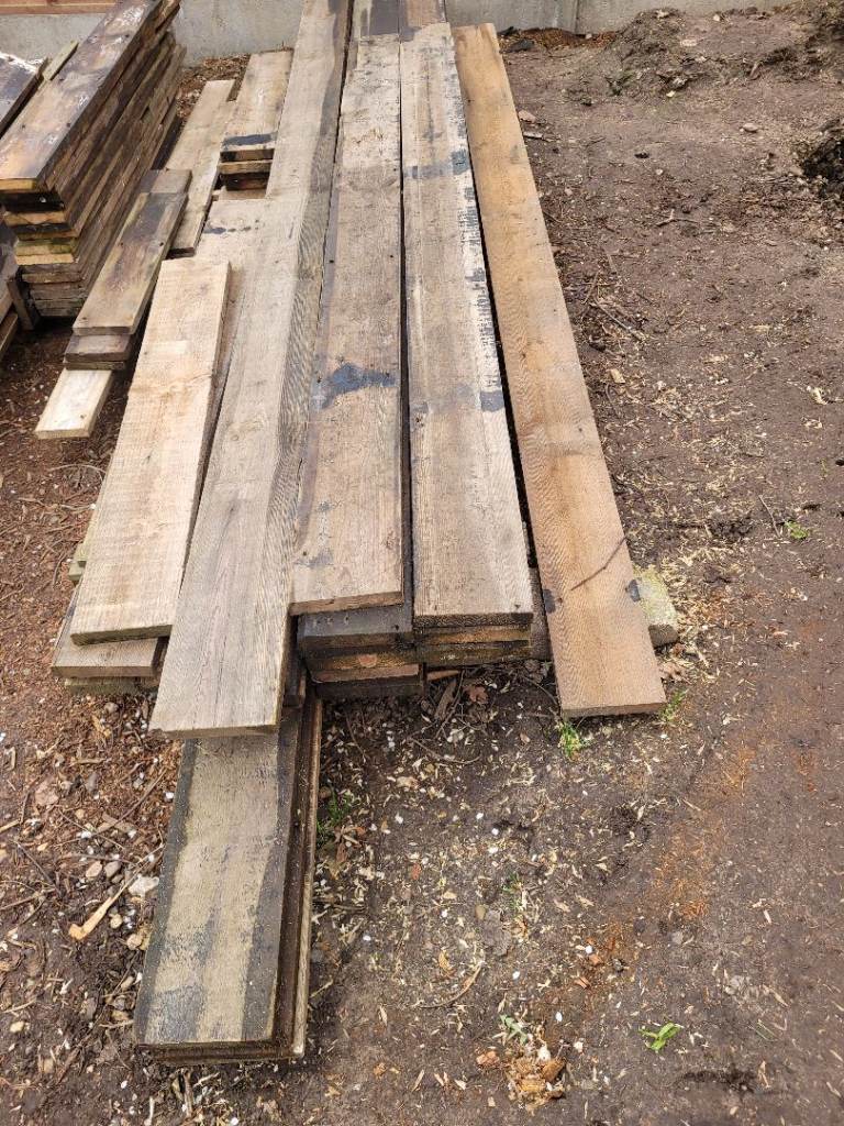 6 x 1 in x 12ft roof boards. 20 Length mainly 12ft long