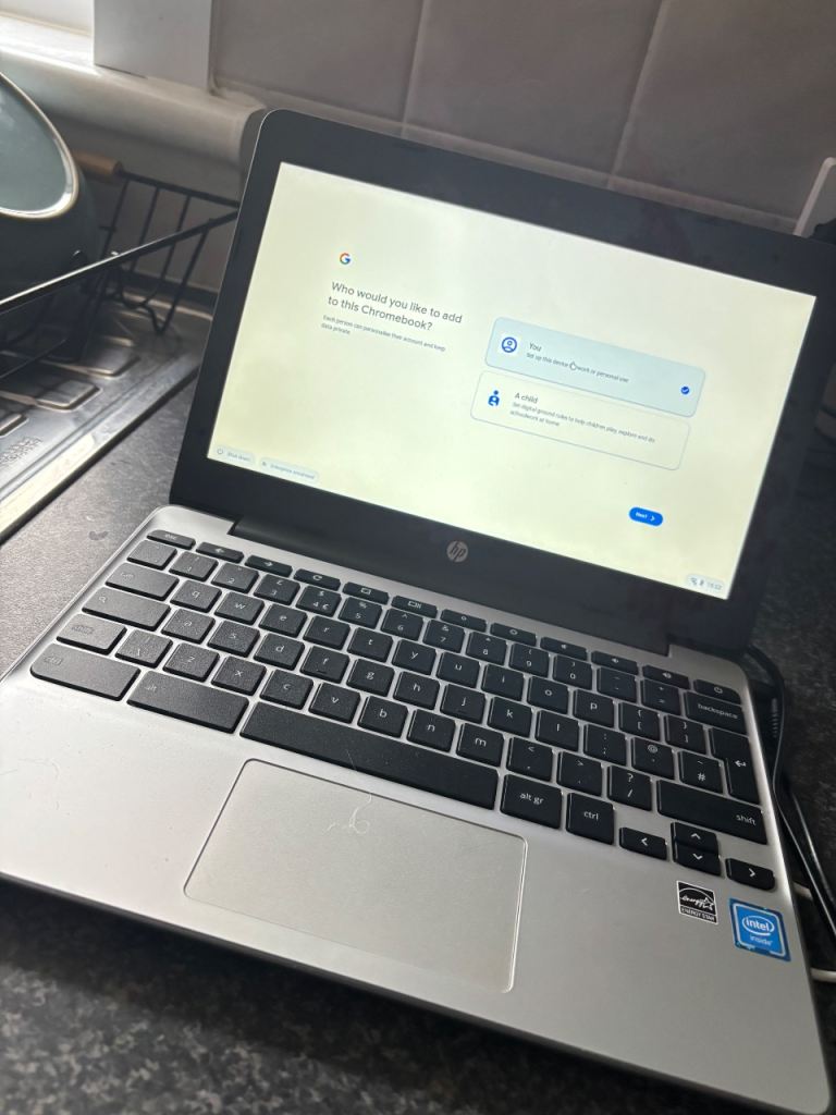 HP Chromebook 11.6" Laptop – Good Condition