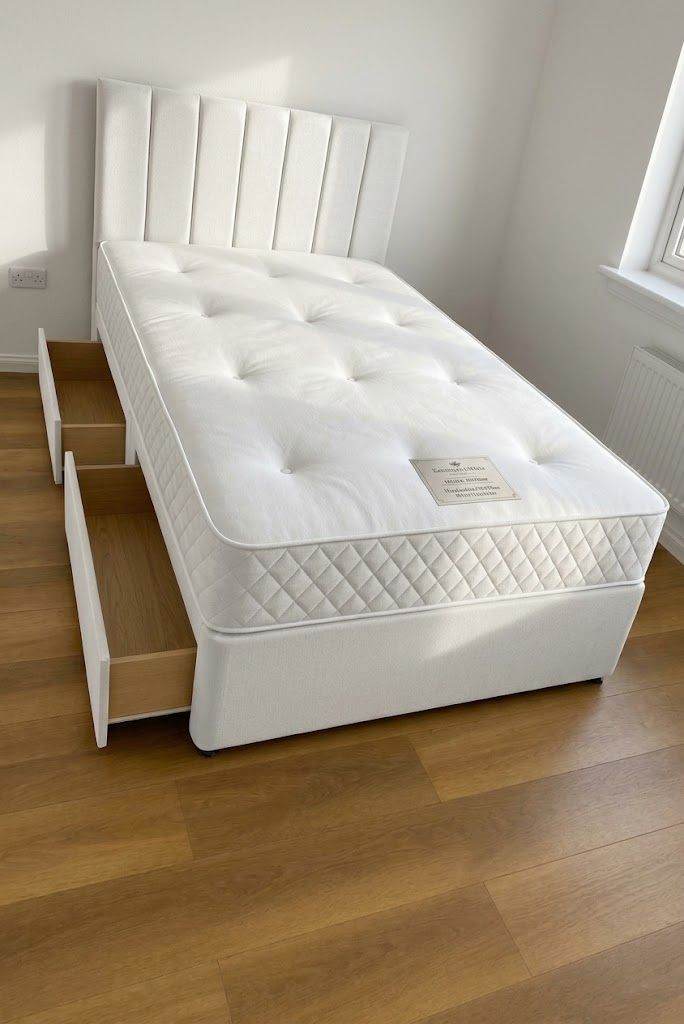 Comfortable Small Double & Double Divan Beds with Mattress & Storage Drawers Available❣️ **