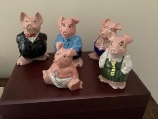 Set of NatWest piggies