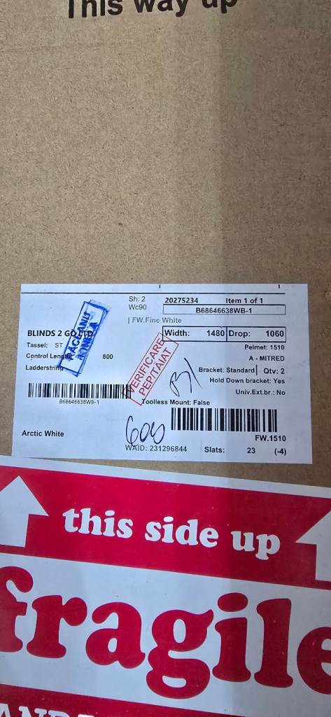 Brilliant White Faux Wood Venetian Blind