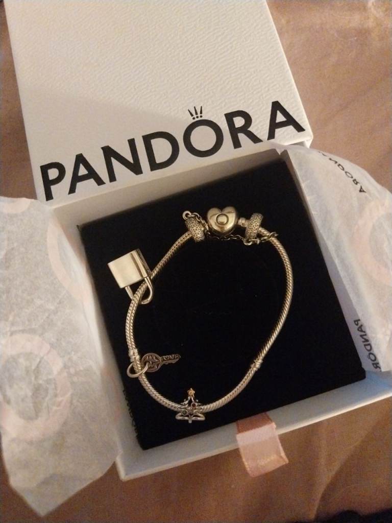 Pandora bracelet and charms 