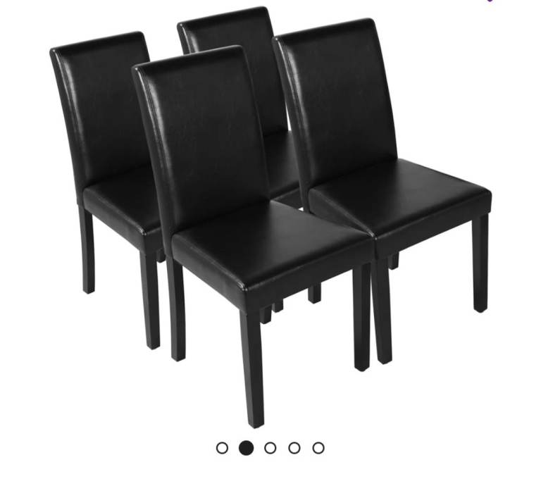 Brand new black chairs 