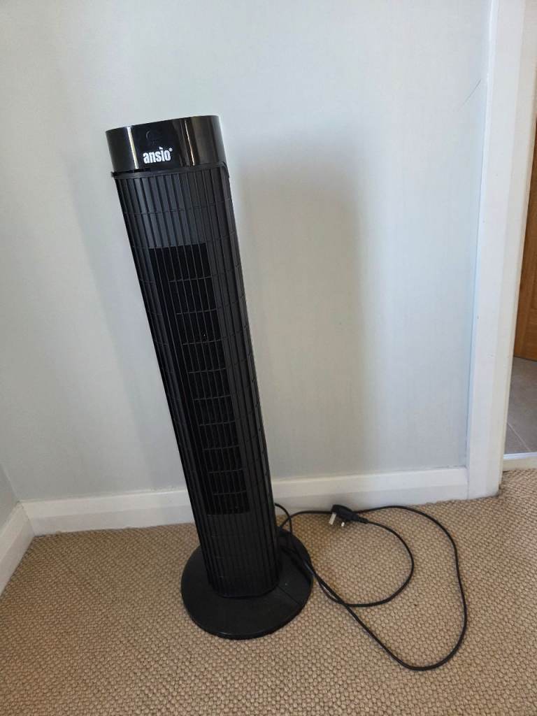 Ansio Black Tower Fan