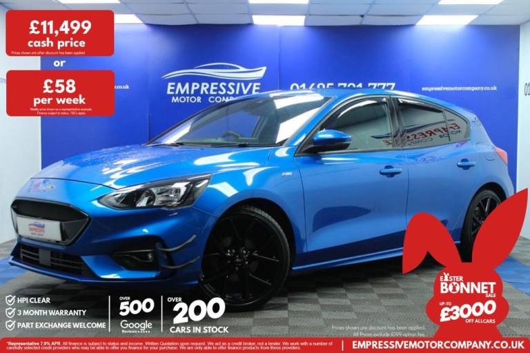 2020 70 FORD FOCUS 1.0T ECOBOOST ST-LINE HATCHBACK 5DR PETROL MANUAL EURO 6 (S/S