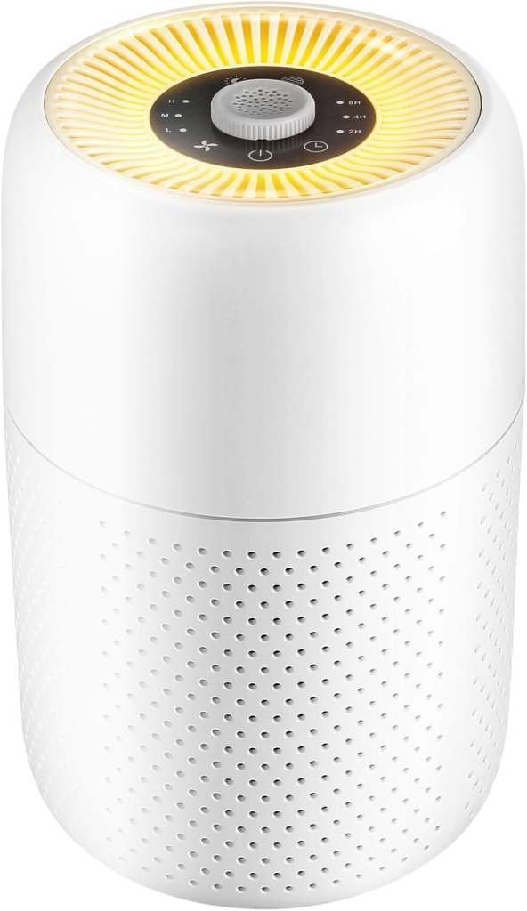 BRAND NEW Meleden P60 Air Purifier with True HEPA13 Filter – White – Bedroom / Office / Pet / Smoke