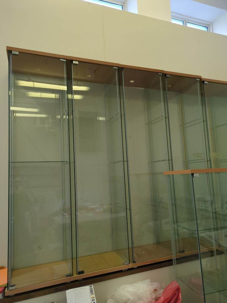 IKEA GLASS DISPLAY CABINETS