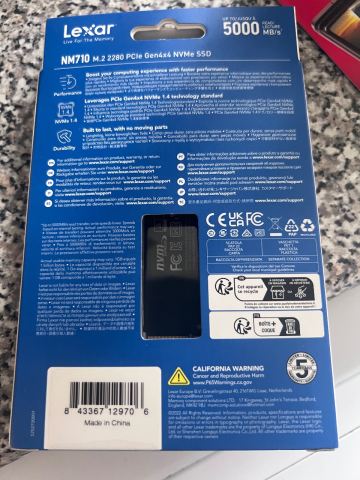 Lexar NM710 1TB NVMe SSD - Brand New, £65.00 for Sale in Sandwell