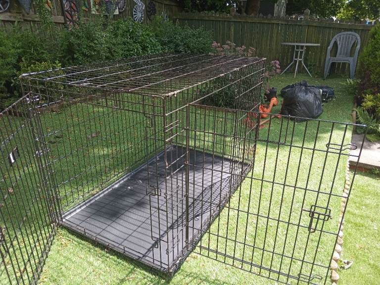Large dog cage