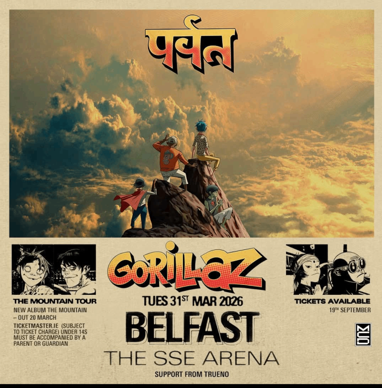 2x Gorillaz seated tickets SSE Arena 31st March