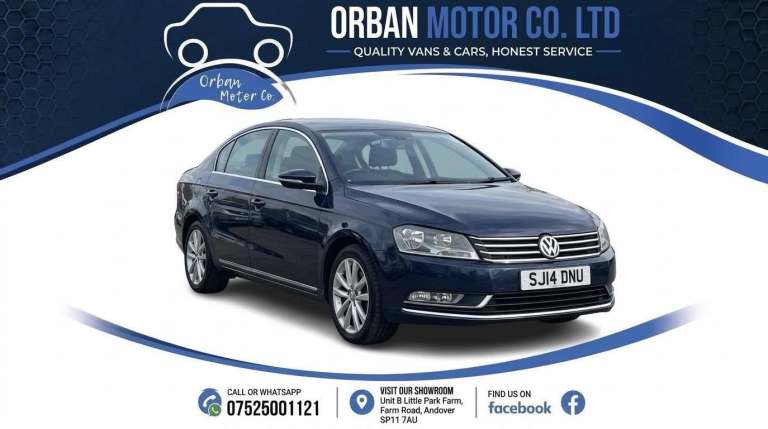 2014 Volkswagen Passat 1.6 TDI BlueMotion Tech Executive Saloon 4dr Diesel Manual Euro 5 (s/s) (1...