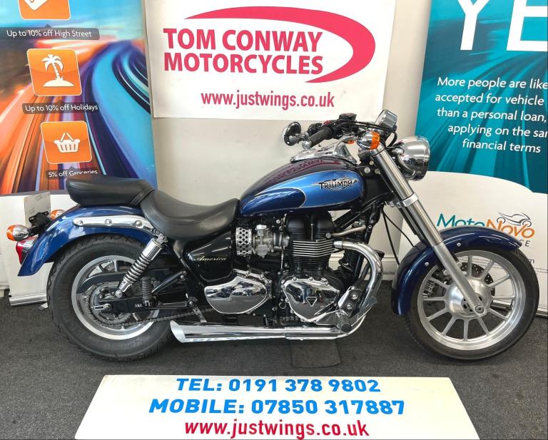TRIUMPH AMERICA BONNEVILLE 865, 2008(08), 3 OWNERS, 16,170 MILES, SUPERB, £3995