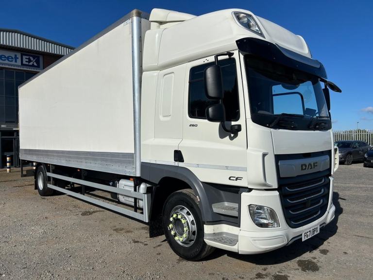 DAF CF 260 FA *EURO 6* 18 TONNE BOX VAN 2021 – FG71 BPX