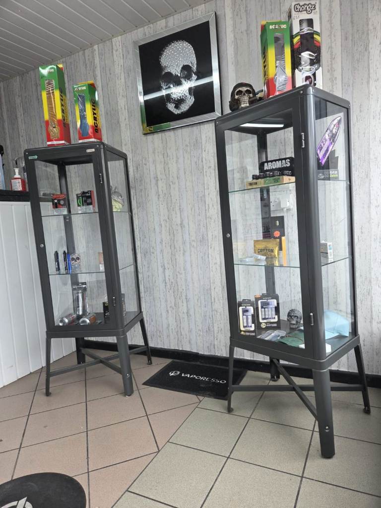 Ikea glass cabinet