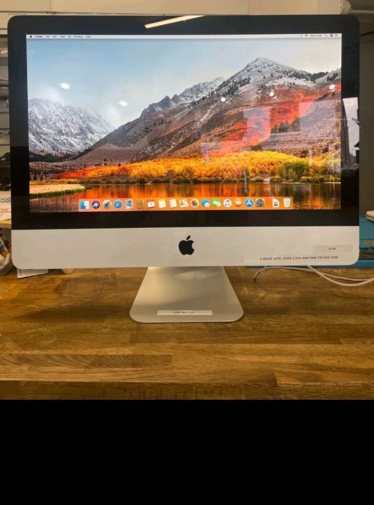 Apple iMac 21.5 inc 3.06 Intel Core 2 Duo 8GB RAM 500GB HDD