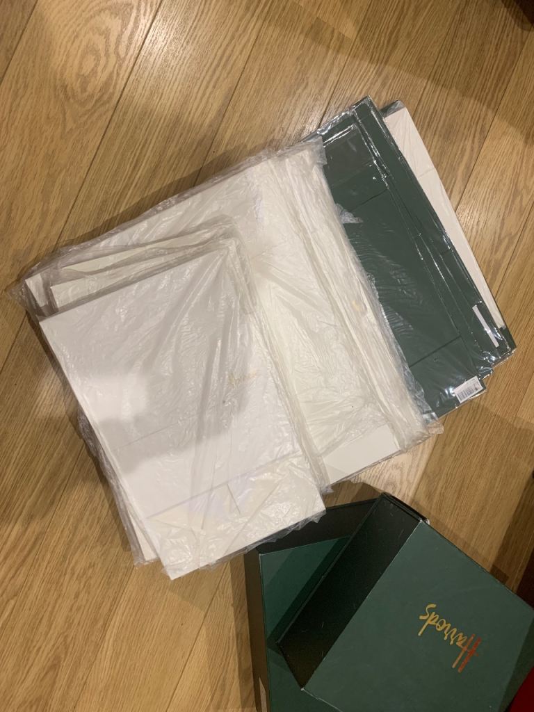 Harrods Gift or Storage Boxes - £3 each - small/medium/large/extra large