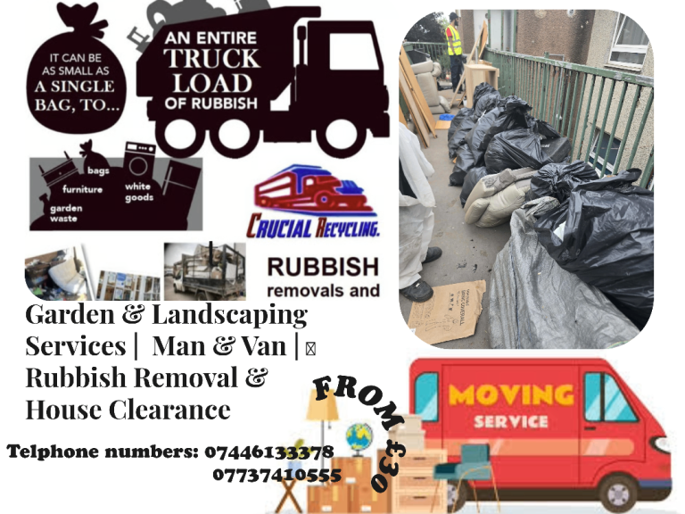 Man and Van, 3.5 Luton Van, House Removal Services, Rubbish / Waste / Clearance, Man with a Van