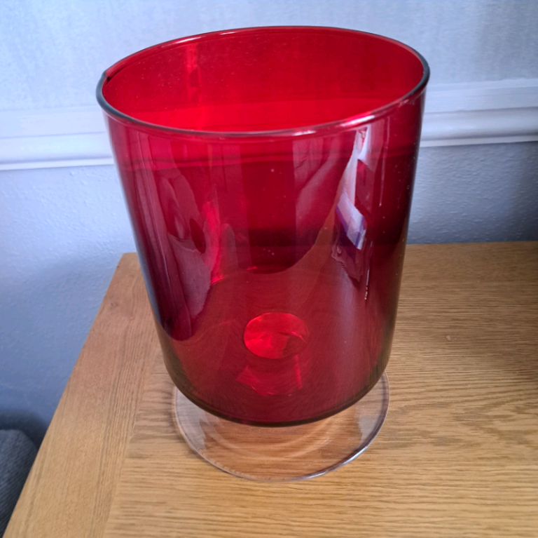 Red  Candle Lamp.