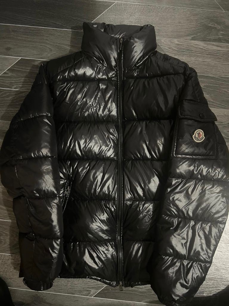 Black moncler jacket