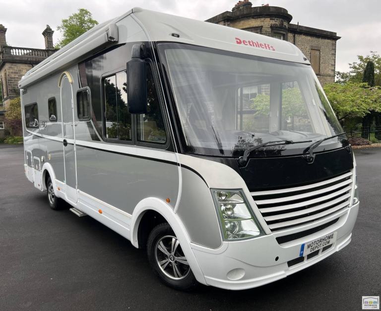 Dethleffs Eighty II,2012, rear fixed bed, A class motorhome
