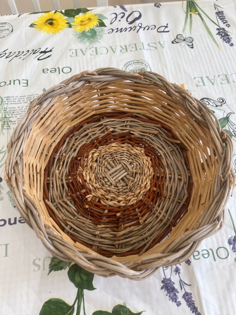 Handmade wicker basket 