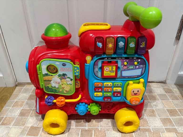 vtech baby push & ride alphabet train