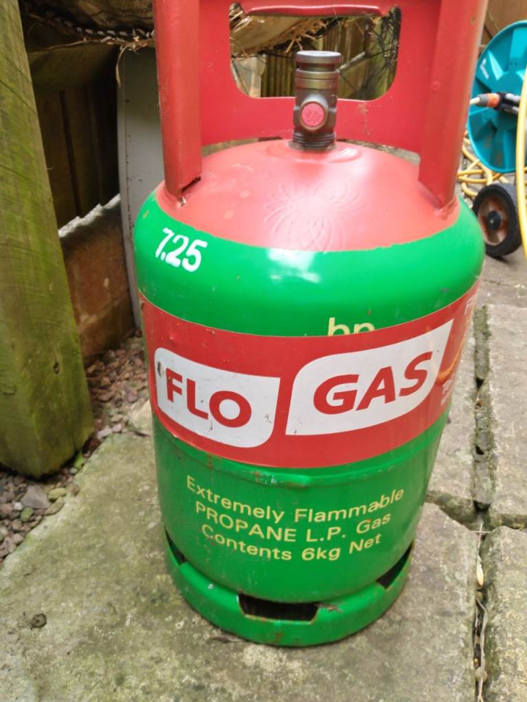 Two BBQ gas bottles 5 & 6 Kg