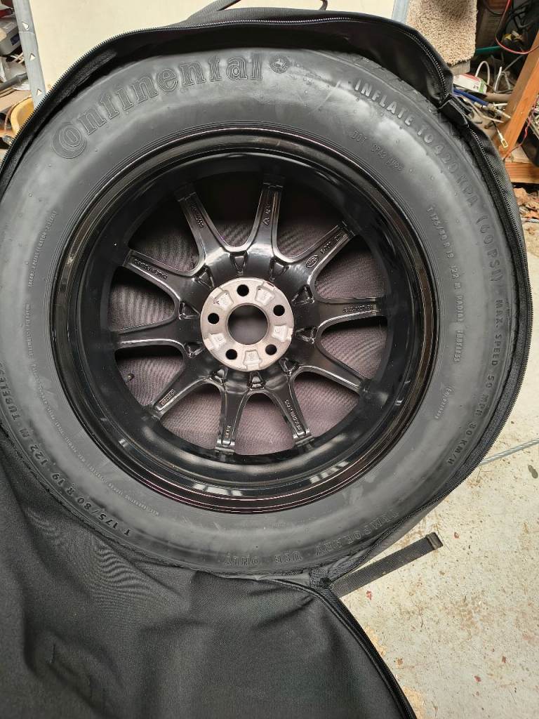 Jaguar spare wheel 