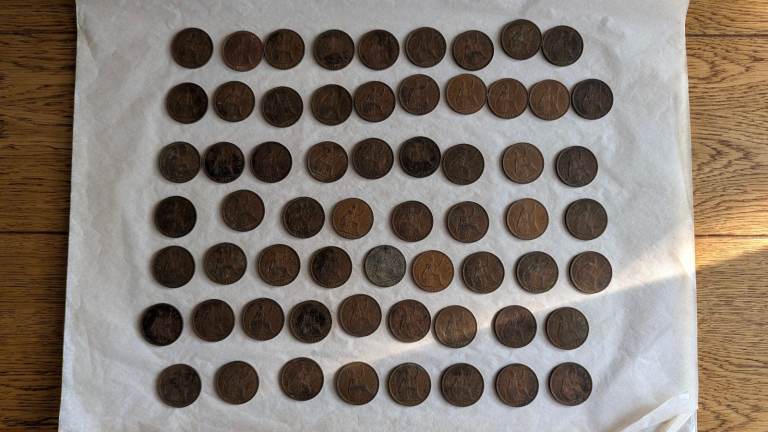 Old One Penny Coins Elizabeth II Pre-Decimal