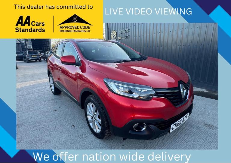 2018 Renault Kadjar 1.3 TCe Dynamique Nav Euro 6 (s/s) 5dr HATCHBACK Petrol Manual