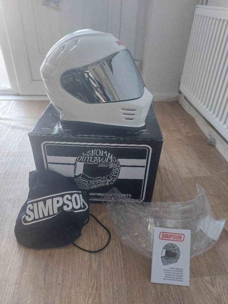 Simpson motorcycle helmet 