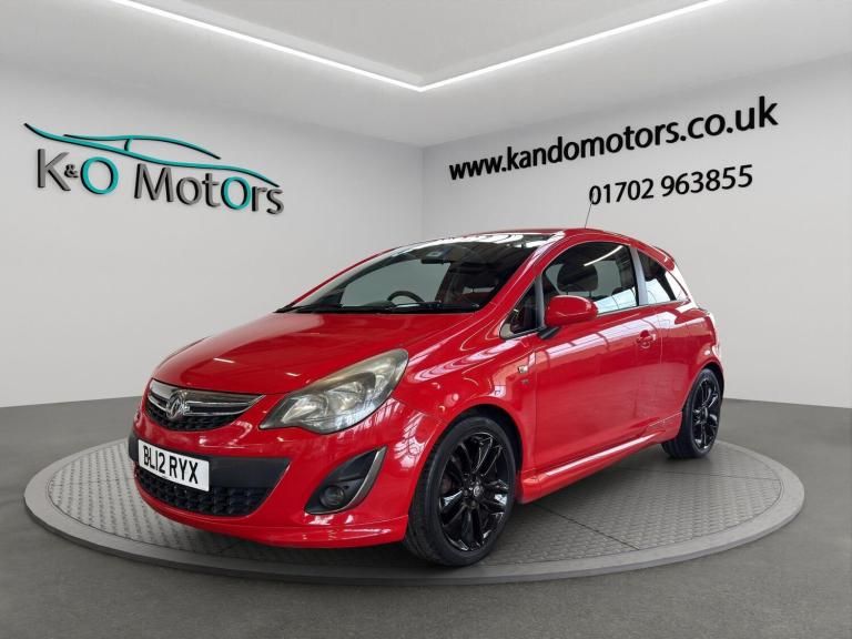 2012 Vauxhall Corsa 1.4 SRi 3dr [AC] HATCHBACK PETROL Manual
