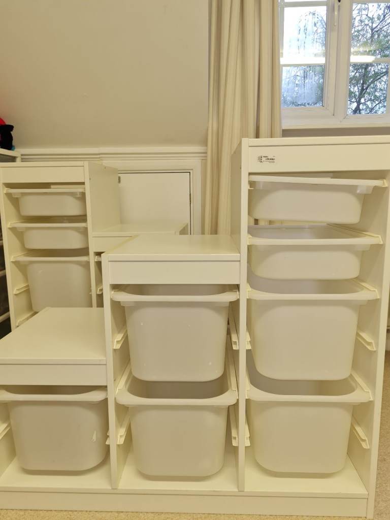 IKEA Trofast storage unit and boxes/trays