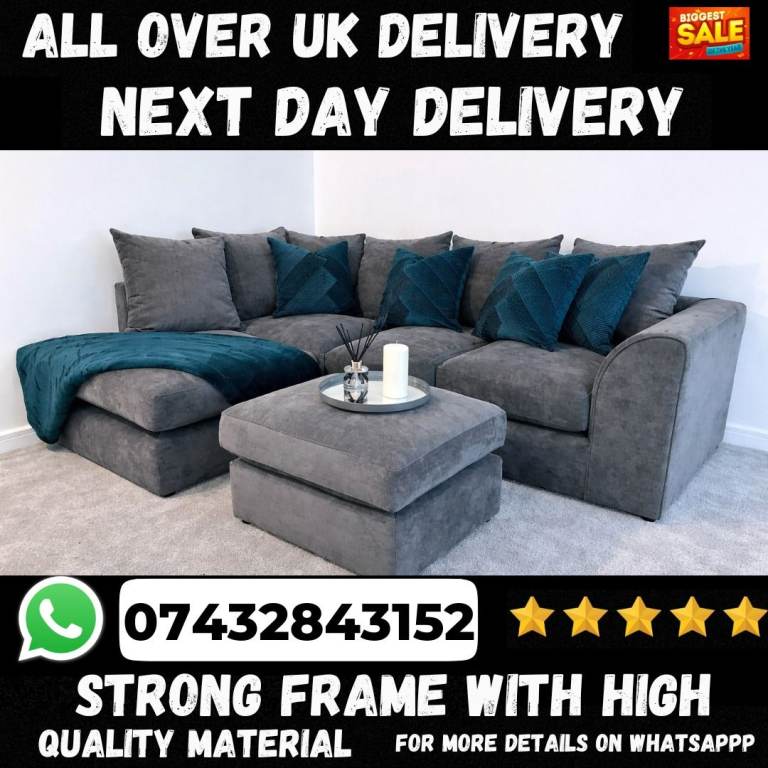 Brand New Plush Velvet Sofas – Where Luxurious Comfort Meets Modern Elegance