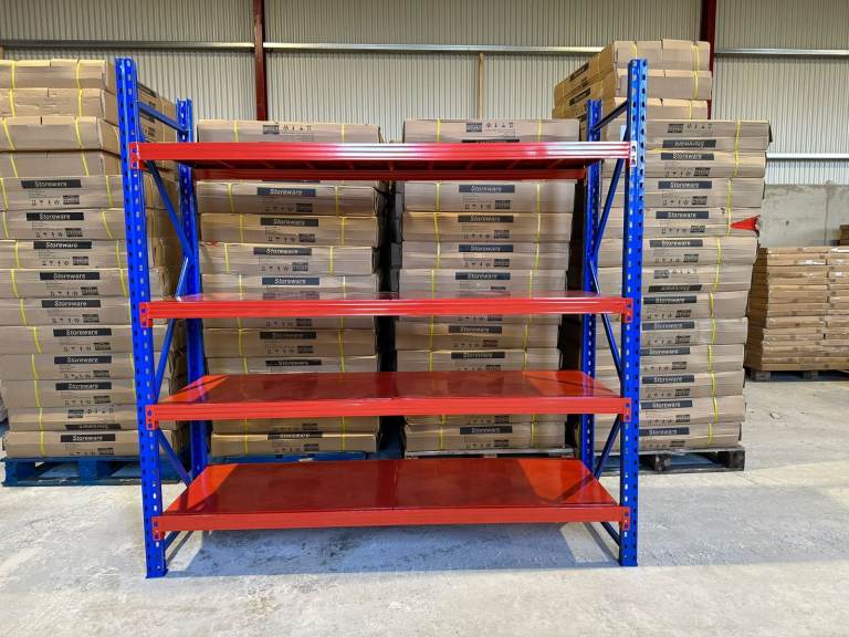 Industrial Metal Storage Longspan Shelving Racking All Metal Shelves